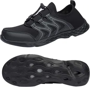 Men's Quick Dry Water Shoes Lightweight Slip on Athletic Water Sport Walking Shoes