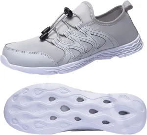 Men's Quick Dry Water Shoes Lightweight Slip on Athletic Water Sport Walking Shoes