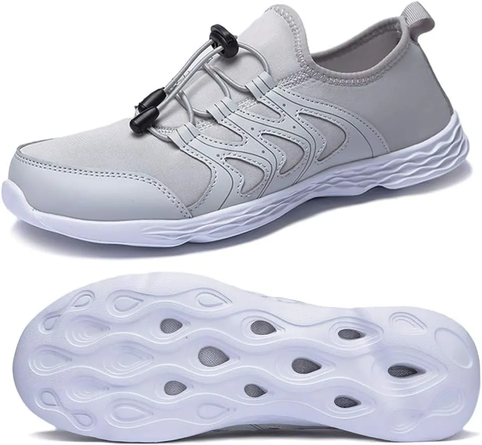 Men's Quick Dry Water Shoes Lightweight Slip on Athletic Water Sport Walking Shoes
