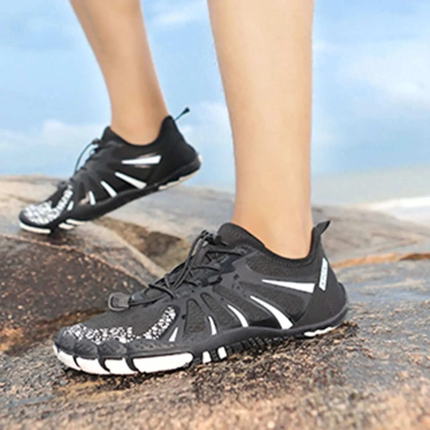 Mens Quick Drying Wading Shoes Summer Swim Sports Shoes for Boating Diving Fishing Lightweight Surfing Shoe