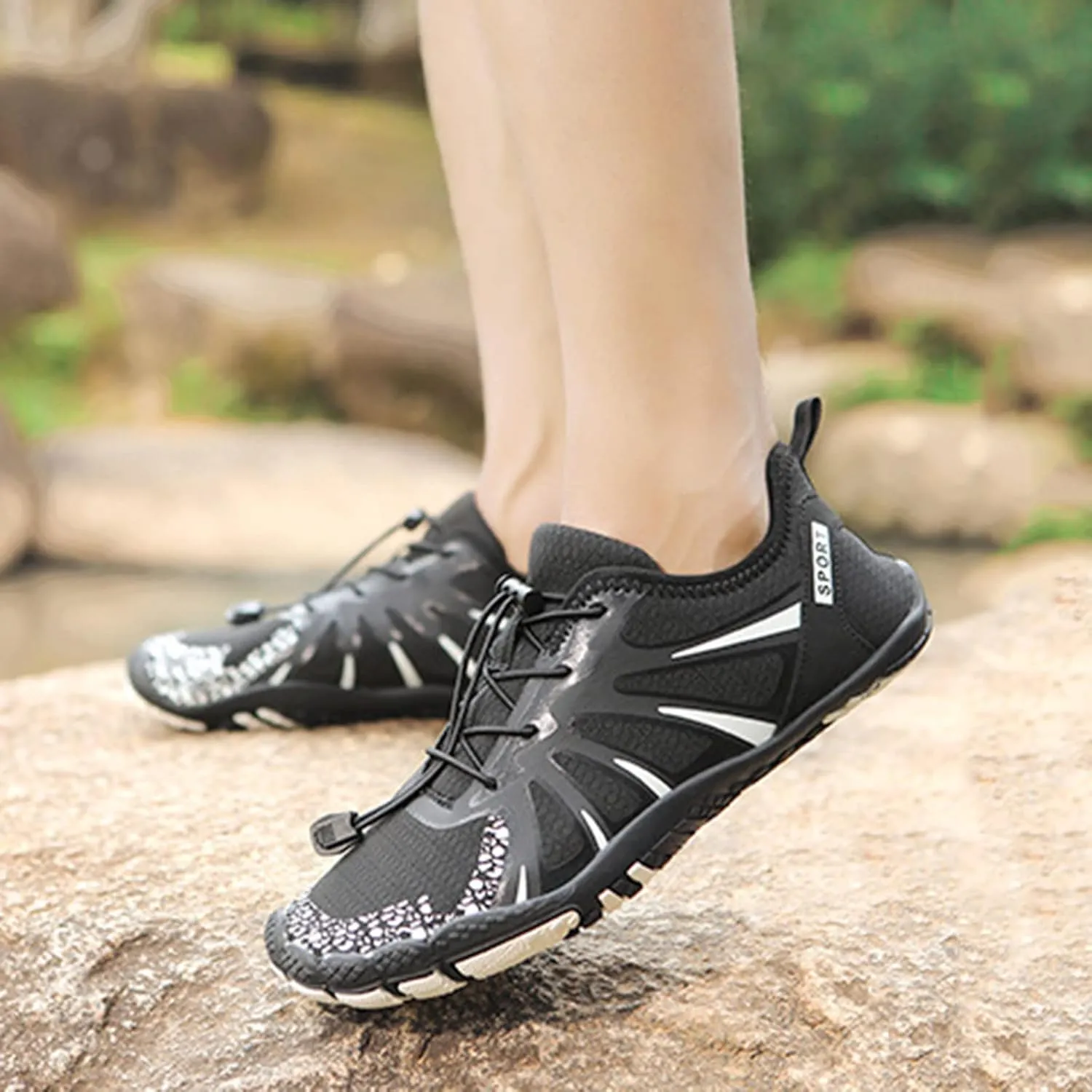 Mens Quick Drying Wading Shoes Summer Swim Sports Shoes for Boating Diving Fishing Lightweight Surfing Shoe