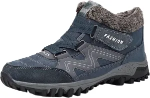 Men's Snow Boots Warm Furry Lined Footwear Waterproof Outdoor Comfort Winter Boots Non-slip Cold Weather Shoes Hiking Boot Trekking Boots