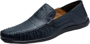 Men's Soft Penny Loafers, Casual Flat Shoes, Driving Boat Shoes, Summer Outdoor Men's Sliding Sleeve Flat Shoes