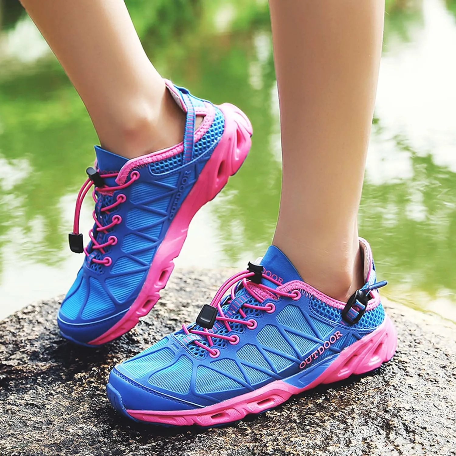Men's Water Shoes-Women's Water Shoes,Adult Men's and Women's Quick-Drying Water Swimming Shoes for Pool Beach Surfing Walking Water Yoga,Outdoor Non-Slip Climbing Hiking Shoes