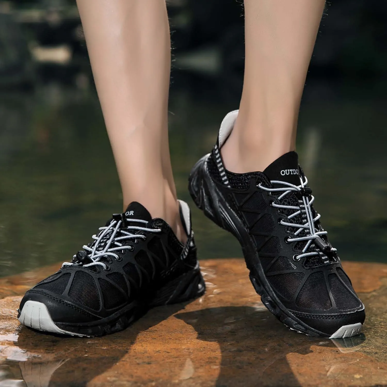 Men's Water Shoes-Women's Water Shoes,Adult Men's and Women's Quick-Drying Water Swimming Shoes for Pool Beach Surfing Walking Water Yoga,Outdoor Non-Slip Climbing Hiking Shoes