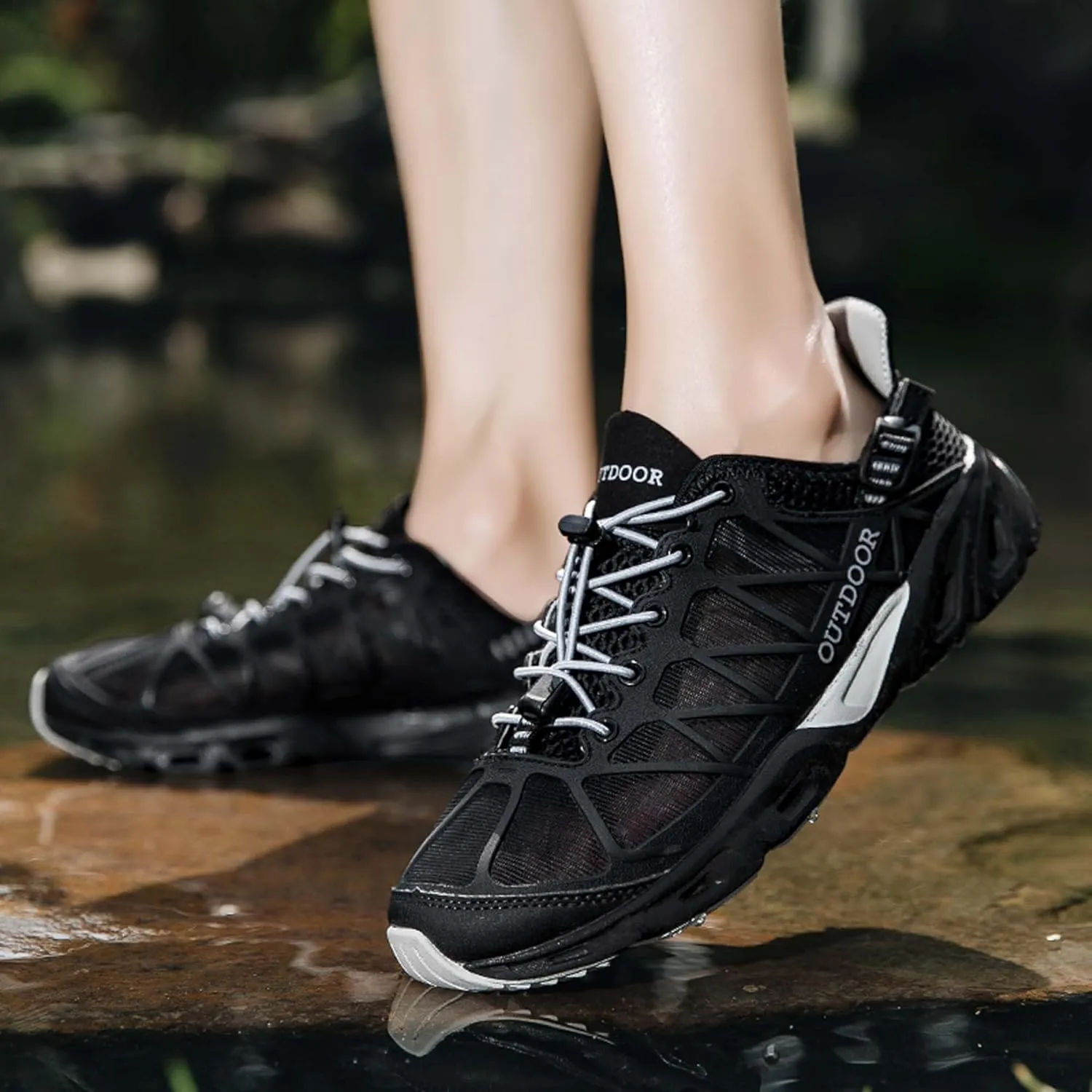 Men's Water Shoes-Women's Water Shoes,Adult Men's and Women's Quick-Drying Water Swimming Shoes for Pool Beach Surfing Walking Water Yoga,Outdoor Non-Slip Climbing Hiking Shoes