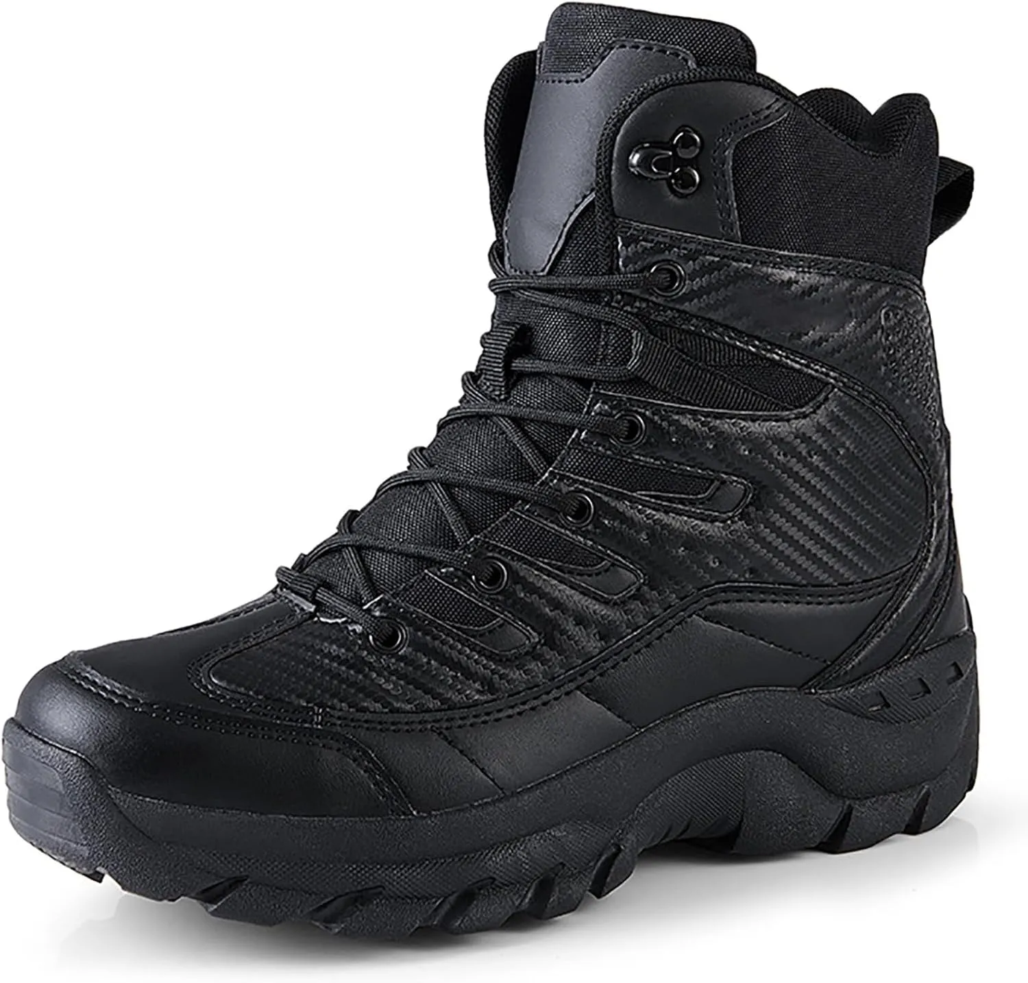 Men's Waterproof Tactical Boots Lace Up Breathable High Top Boots Military Army Outdoor Shoes For Hiking Climbing