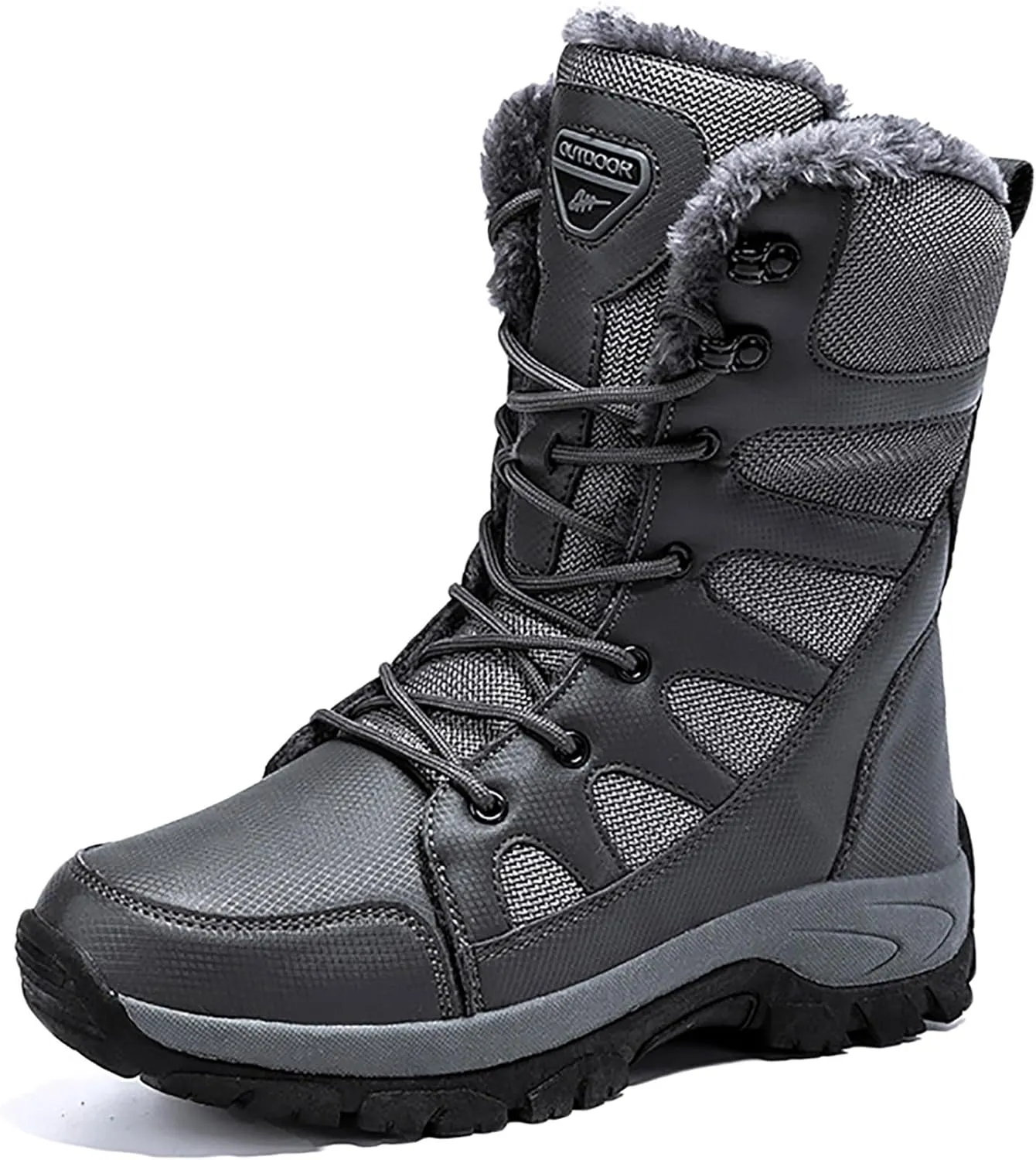 Men's Waterproof Tactical Boots Lace Up Breathable High Top Boots Military Army Outdoor Shoes For Hiking Climbing