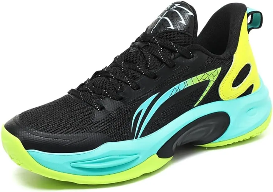 Mens Womens Basketball Shoes Breathable Non Slip Fashion Sneakers Comfortable Unisex-Adult Outdoor Sport Shoes