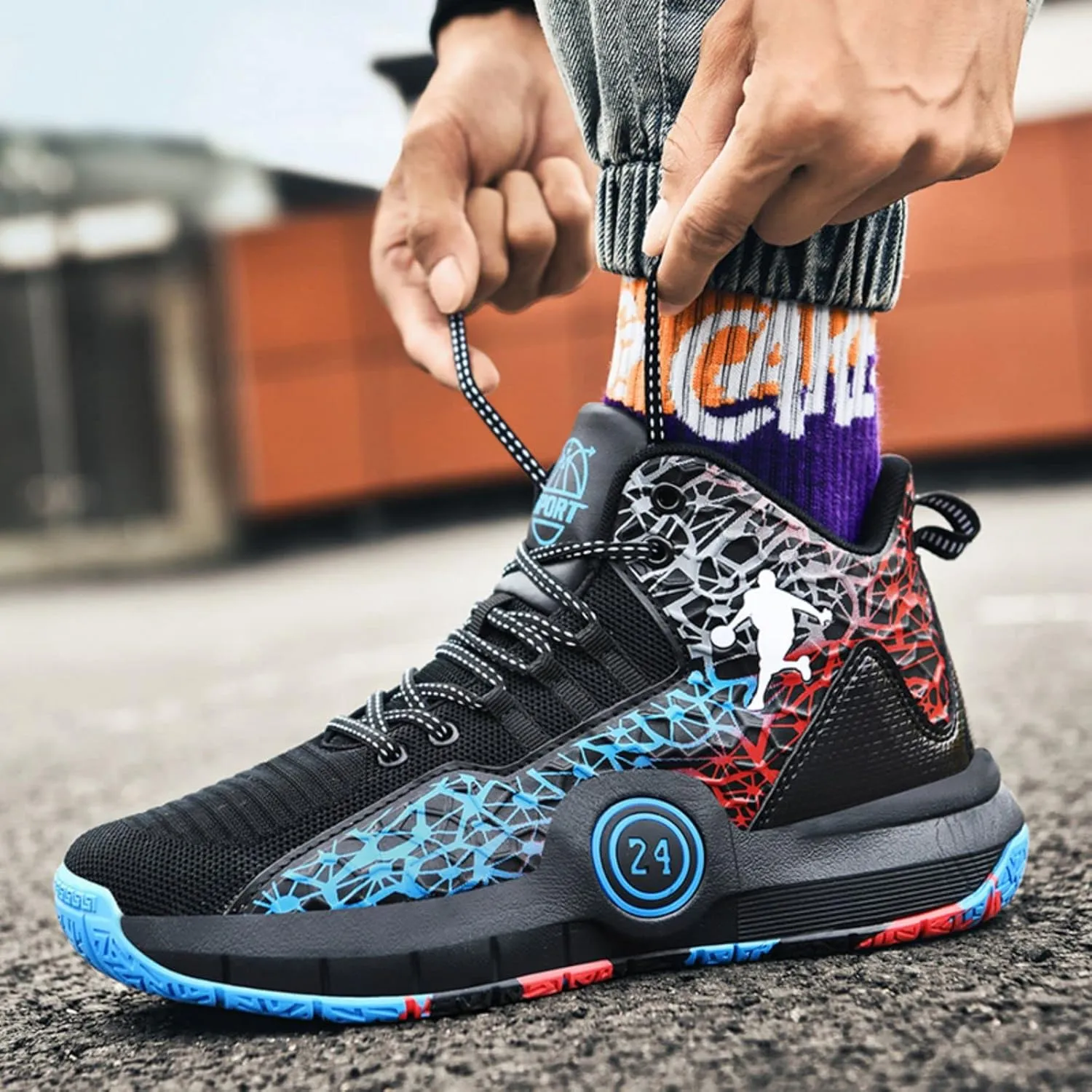 New Children's Basketball Shoes