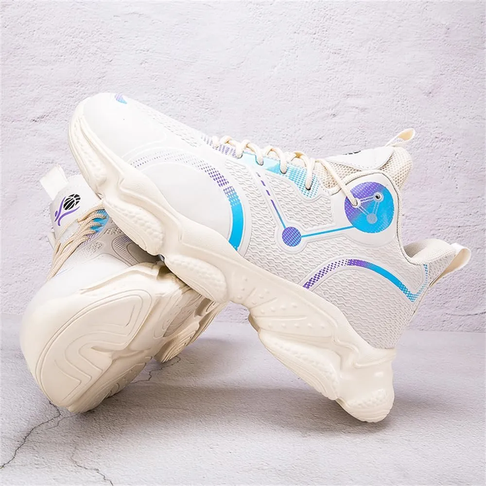 New Men's Fashion High Top Basketball Shoes Fashion Running Sneakers Non Slip Training Athletic Shoes