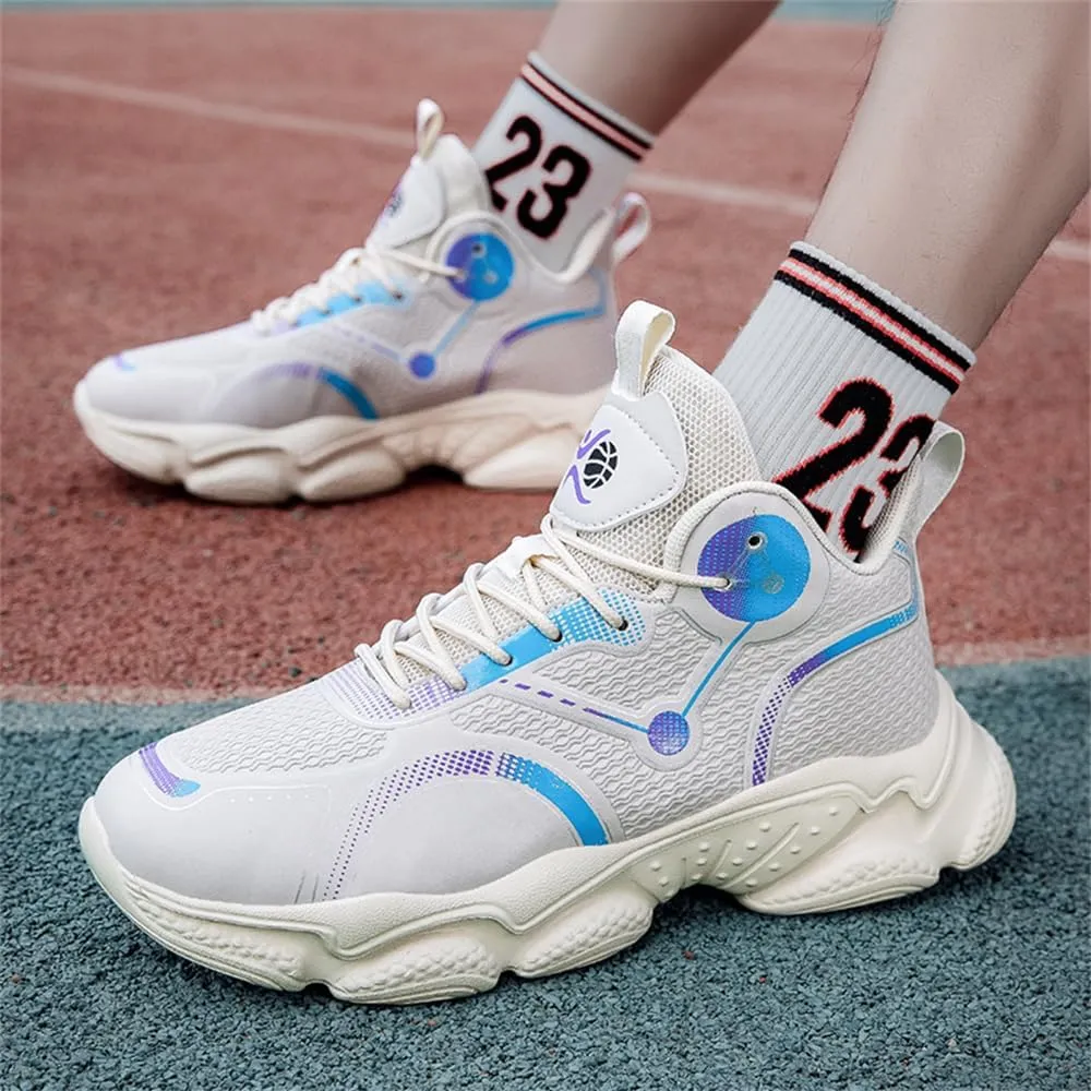 New Men's Fashion High Top Basketball Shoes Fashion Running Sneakers Non Slip Training Athletic Shoes