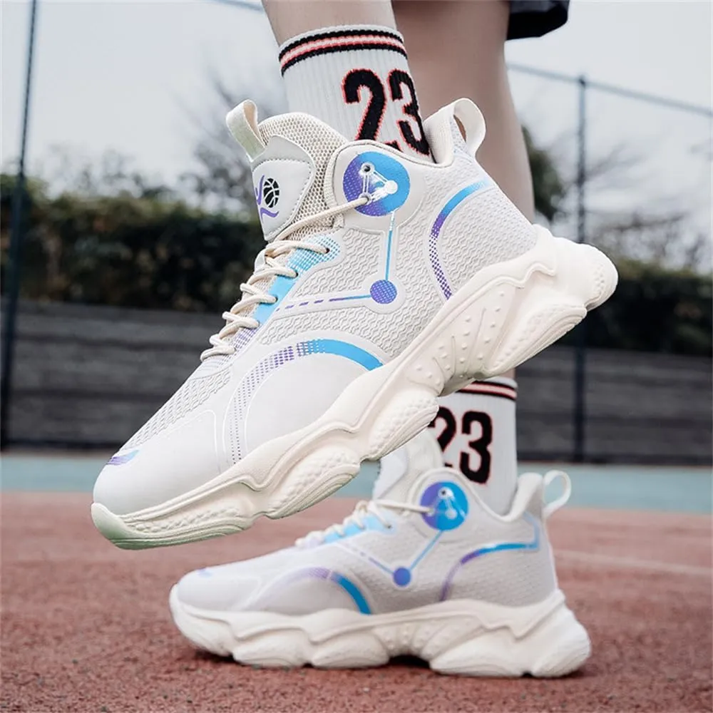 New Men's Fashion High Top Basketball Shoes Fashion Running Sneakers Non Slip Training Athletic Shoes