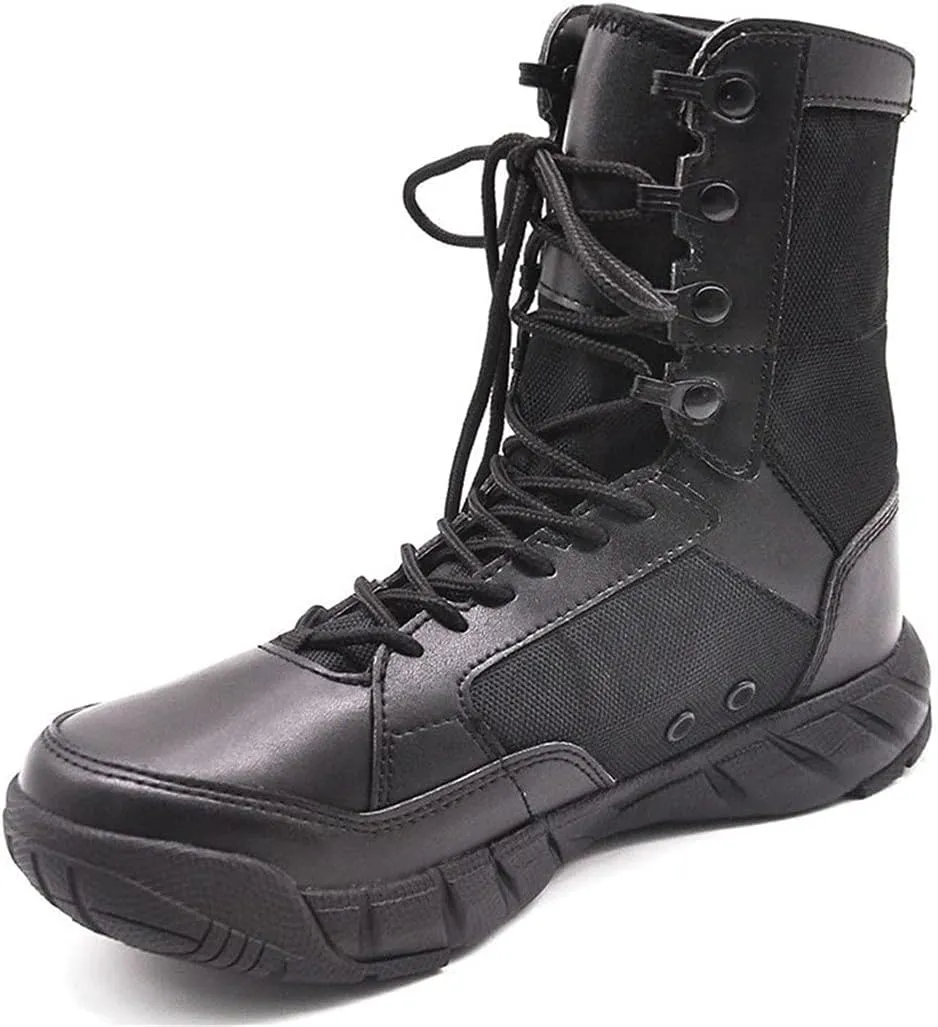Outdoor Climbing Waterproof High Shoes, Military Combat Tactical Boots, Men Hunting Hiking Desert Army Boot