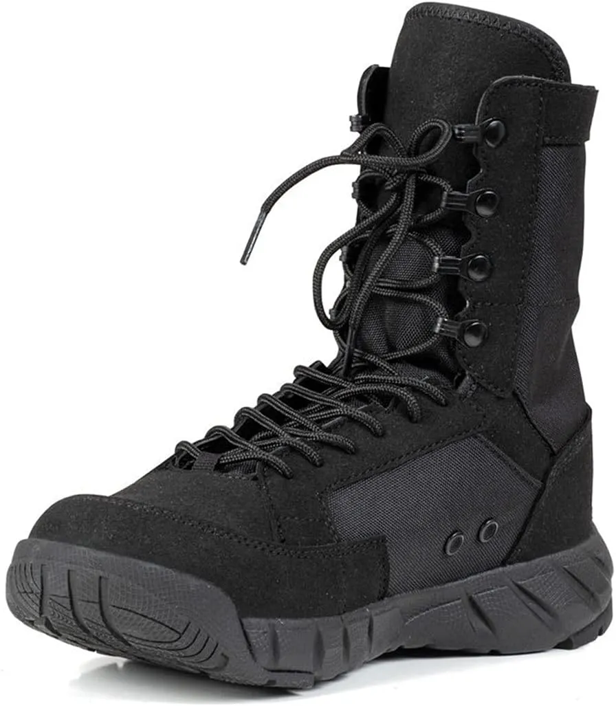 Outdoor Climbing Waterproof High Shoes, Military Combat Tactical Boots, Men Hunting Hiking Desert Army Boot
