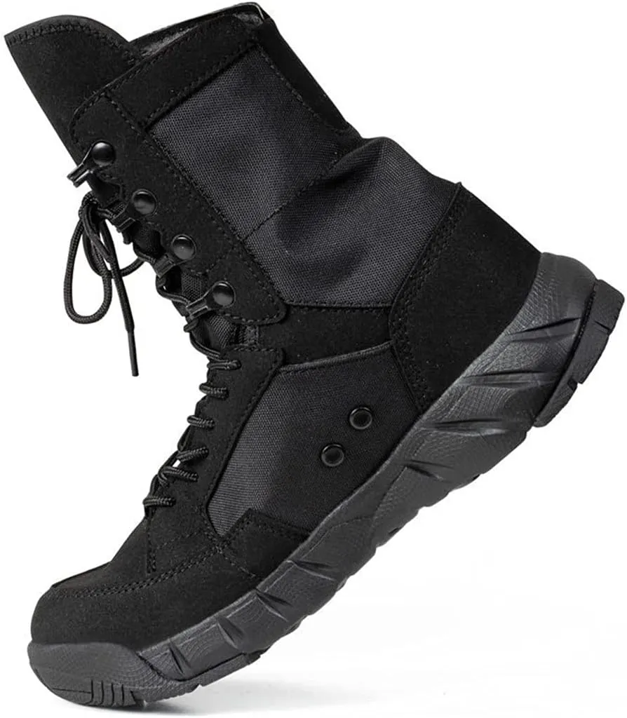 Outdoor Climbing Waterproof High Shoes, Military Combat Tactical Boots, Men Hunting Hiking Desert Army Boot