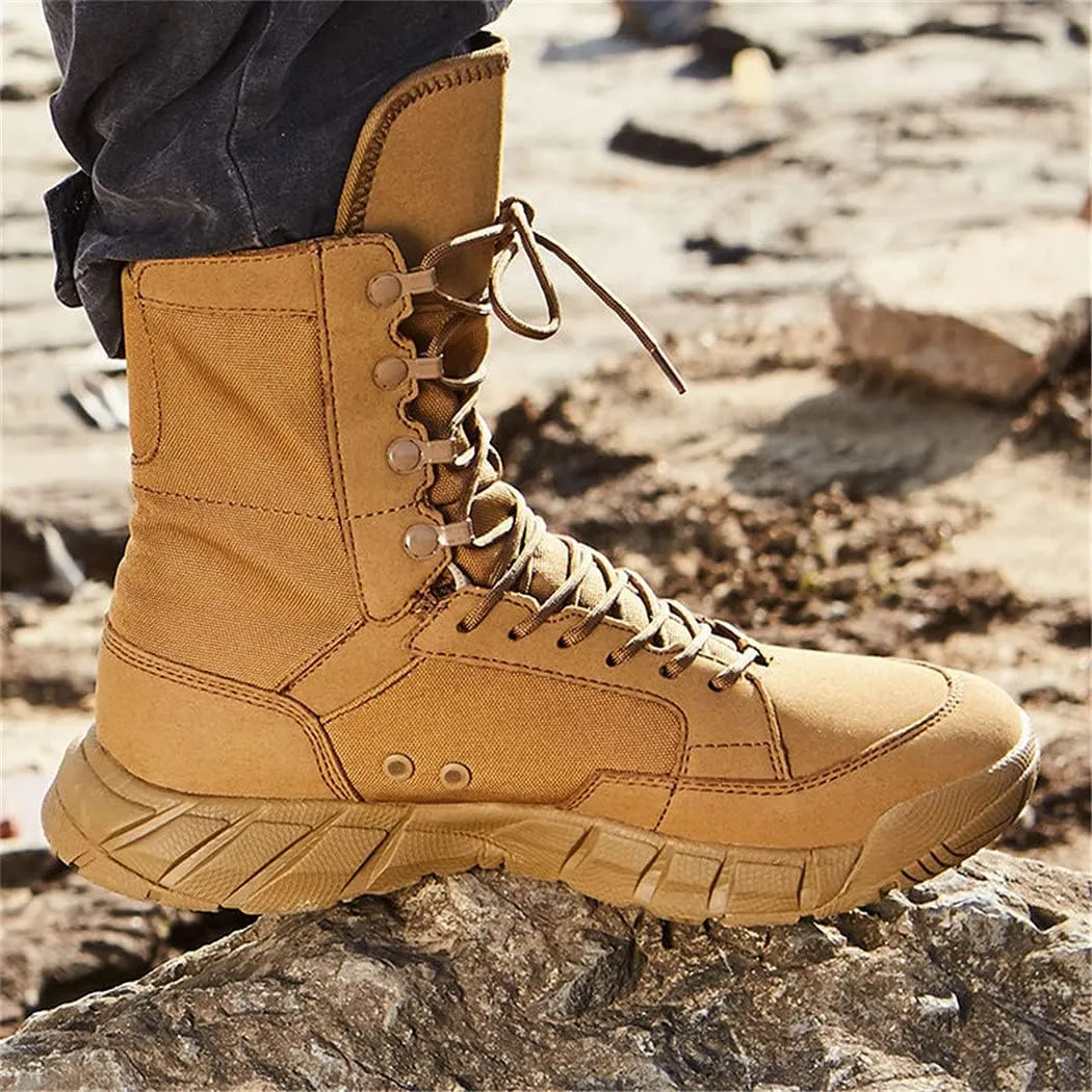 Outdoor Climbing Waterproof High Shoes, Military Combat Tactical Boots, Men Hunting Hiking Desert Army Boot