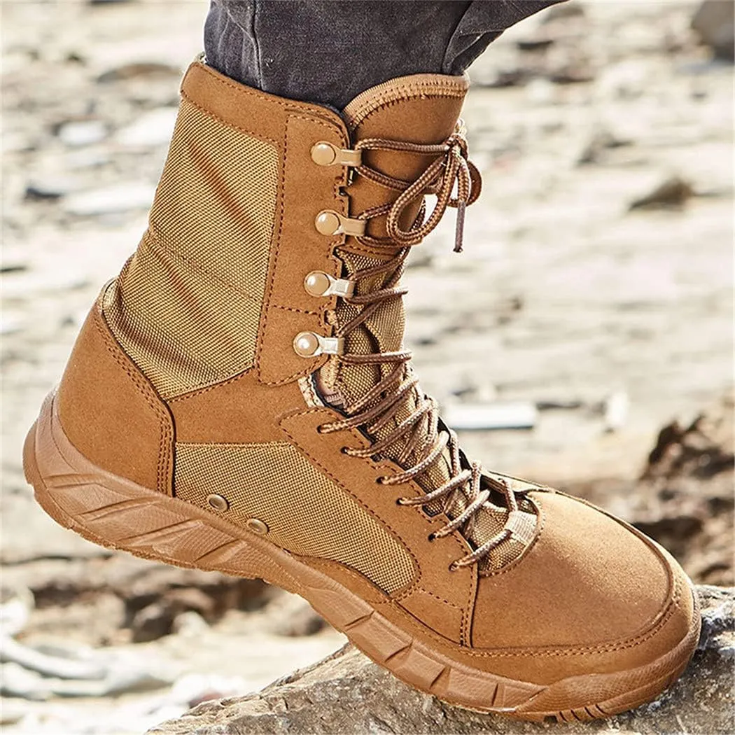 Outdoor Climbing Waterproof High Shoes, Military Combat Tactical Boots, Men Hunting Hiking Desert Army Boot