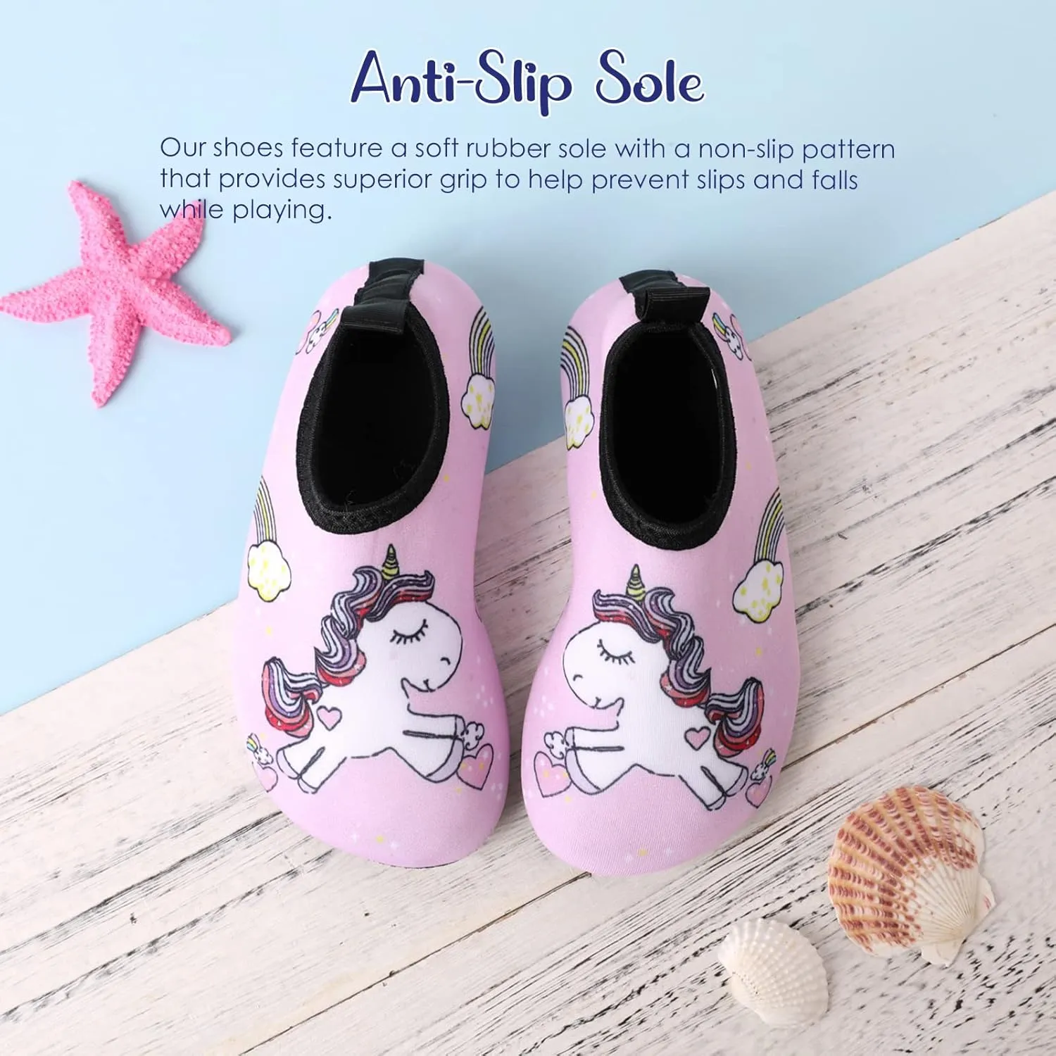 PATPAT Kids Water Shoes, Toddler Water Shoes Toddler Swim Water Shoes for Kids Barefoot Toddler Boys Girls Sandals Sock Shoes for Sport Beach Swim Surf