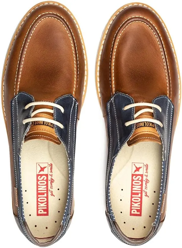 PIKOLINOS Boat Shoes Leather Jucar for Man