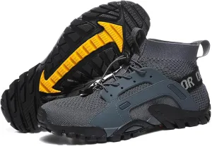 Quick Dry Water Shoes for Outdoor Hiking/Climbing - Men's Lightweight Breathable Sneakers and Women's Fashionable Travel Sneakers,Grey-45