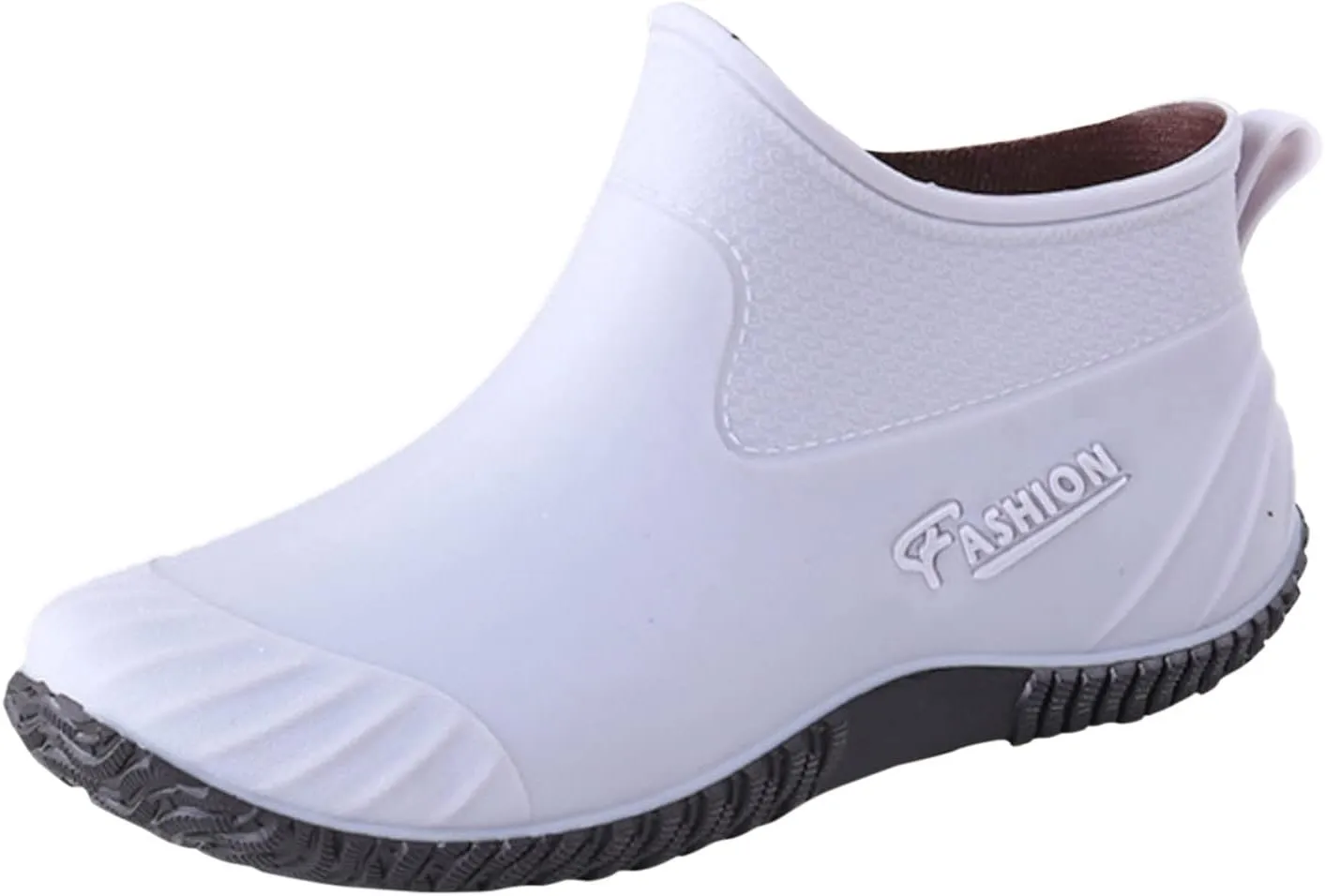 Rain Boots for Women Mid Calf Rain Boot Waterproof Fashion Garden Anti-slipping Rainboots Comfortable Insole Light Rain Shoes