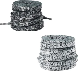 Running Shoe Lace, 47" Flat Paisley Shoelaces, Colourful Shoelaces for Sneakers Athletic sport/Running