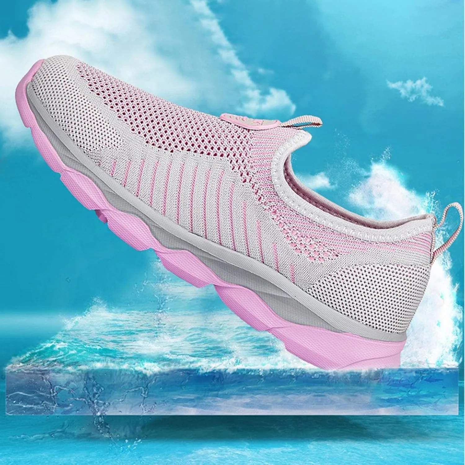 Running Sneakers for Women Slip On Athletic Walking Shoes for Women Non Slip Comfortable Breathable Sports Shoes