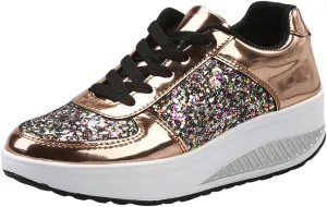 SBGMoSJ Womens Black Platform Fashion Sneakers Red and White Athletic Shoes Women's Womens Wide Width Shoes Dressy Casual Chunky Sneakers for Women Trendy Cute Comfy Fall Shoes Women