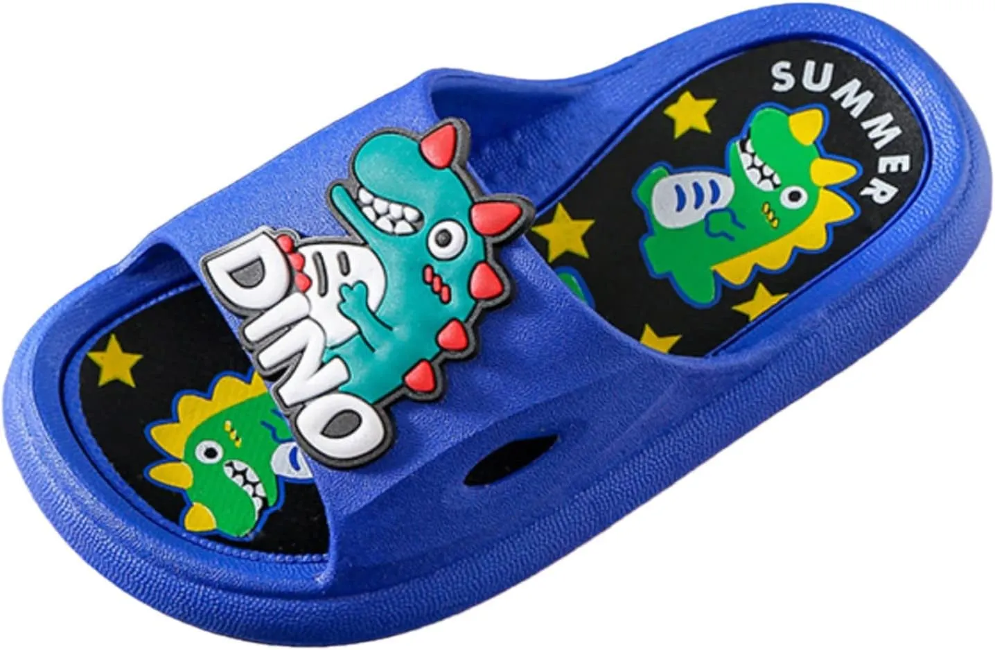 sfdgfhyf 2 to 10Y Unisex Child Cute Shoes Children Beach Shoes Summer Cute Cartoon Little Dinosaur Boy Baby Bathroom