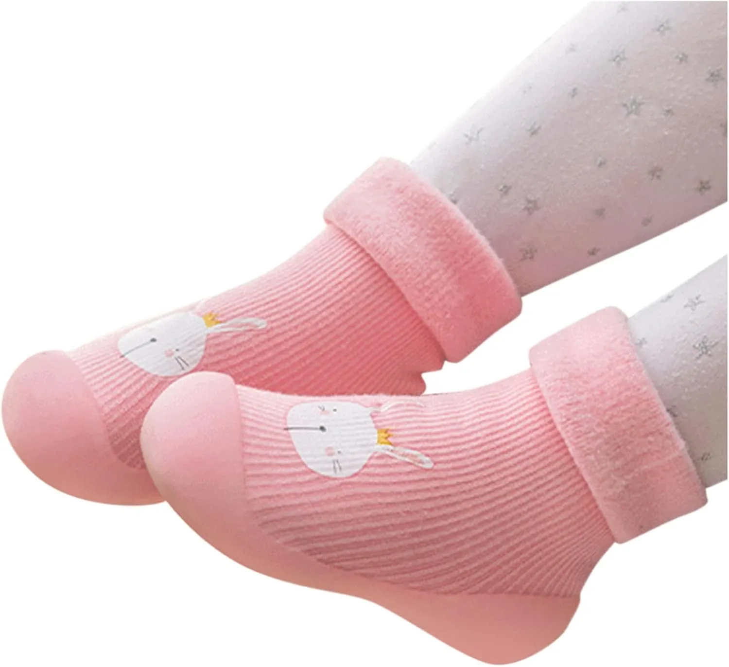 Shoes for Kids,Shoes for Kids Sock Shoes Anti-Slip Fuzzy Slipper Breathable Home Boy Shoes 0-4 Years