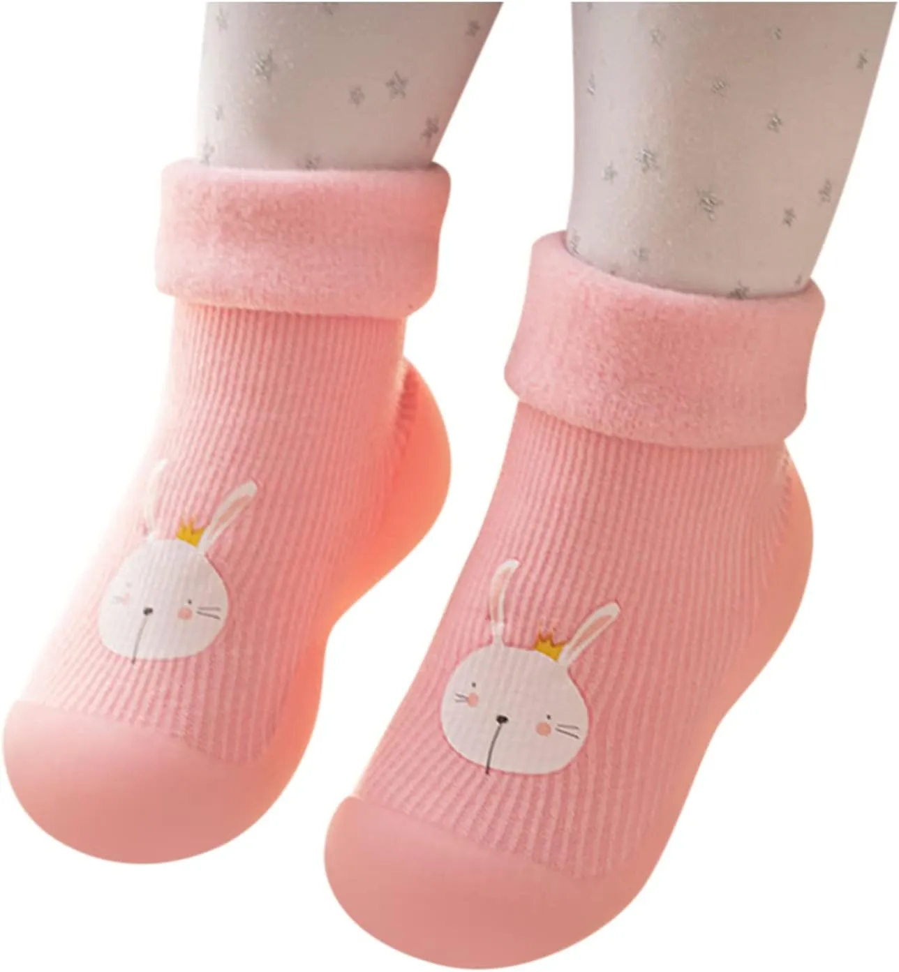 Shoes for Kids,Shoes for Kids Sock Shoes Anti-Slip Fuzzy Slipper Breathable Home Boy Shoes 0-4 Years