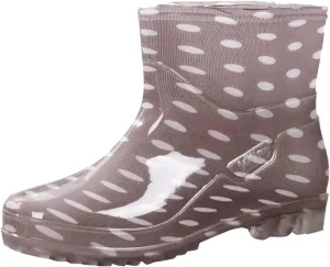 Short Rain Boots for Women, Women's Ankle Rain Boots Waterproof Wide Calf Garden Shoes Lightweight Anti-Slipping Rubber Shoes for Outdoor