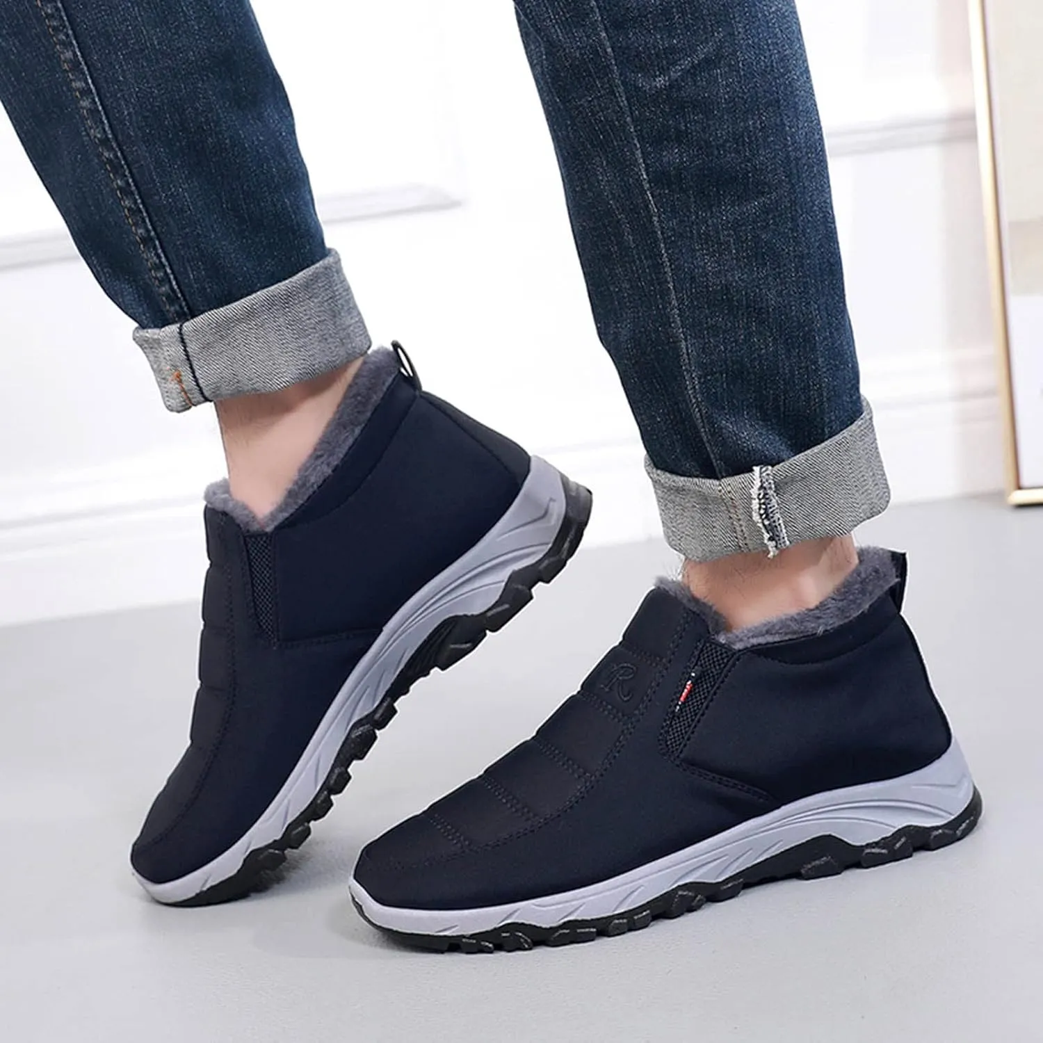 Snow Boots for Women Wide Botas Para El Fro De Mujer Faux Fur Boots Winter Boots for Women Brown Winter Boots for Women Leather Deals of The Day