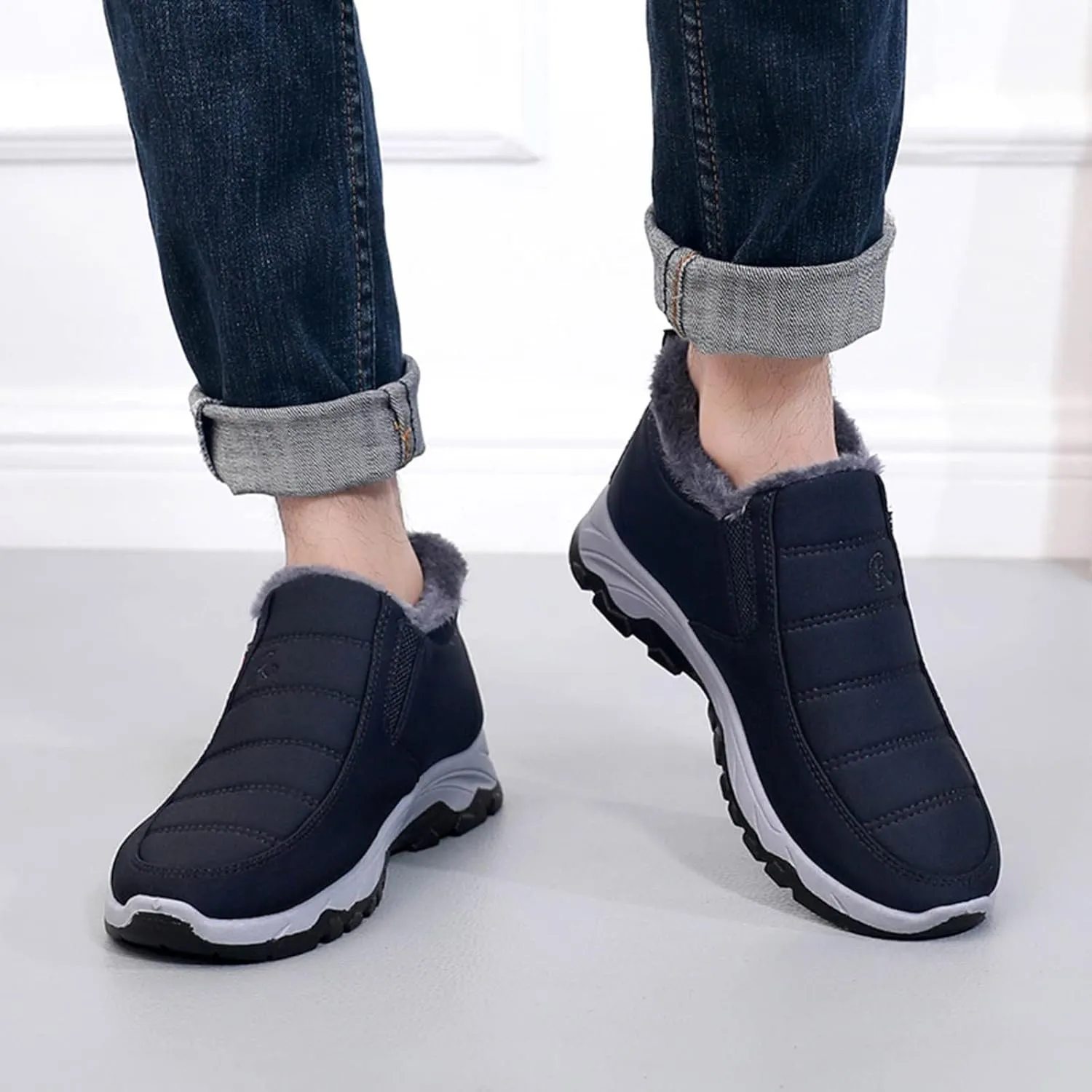 Snow Boots for Women Wide Botas Para El Fro De Mujer Faux Fur Boots Winter Boots for Women Brown Winter Boots for Women Leather Deals of The Day