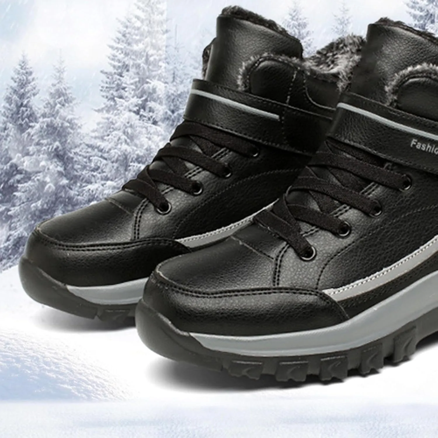 Snow Shoes For Men Cotton Shoes Anti Slip Boots For Women Snow Boots aterproof Womens Winter Hiking Boots