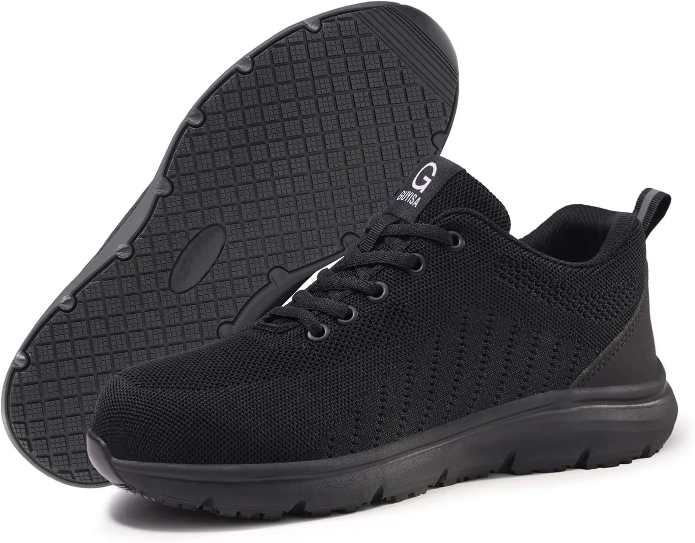 Steel Toe Shoes for Men, Lightweight Work Shoes,Construction Industrial Work Safety Boots, Comfortable Steel Toe Sneakers for Men Women