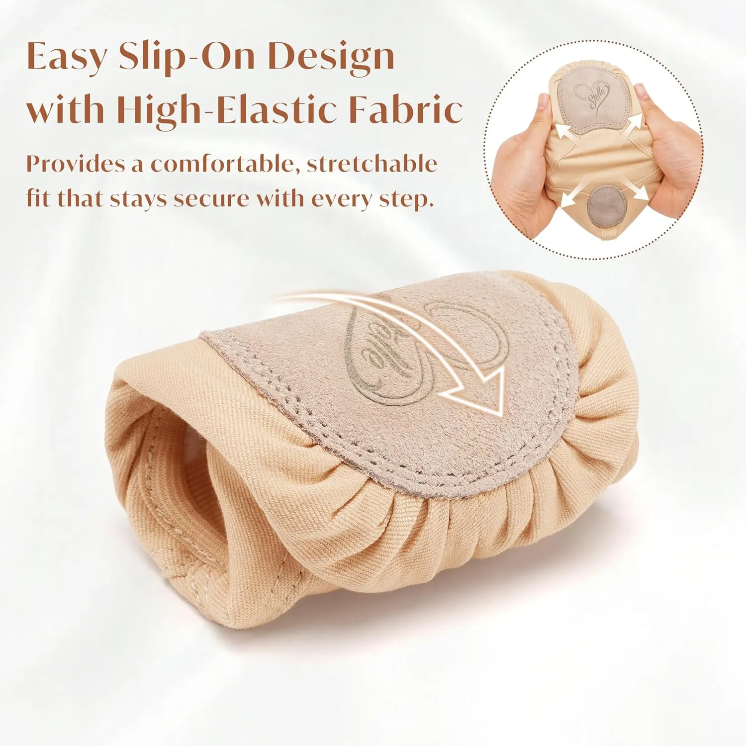 Stelle Ballet Shoes for Women Highly Stretch Canvas Dance Slipper Ballet Mesh Flats Non-Slip Yoga