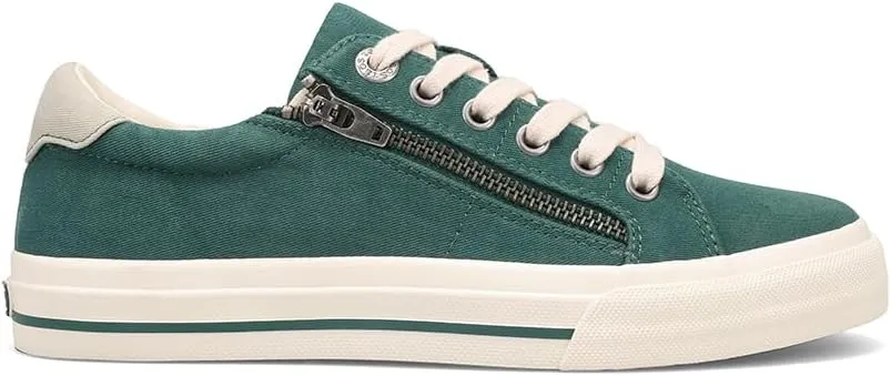Taos Z Soul Women??s Sneaker - Stylish Platform Sneaker with Removable Footbed, Arch Support, Premium Cushioning, Lace-Up Adjustability, and Easy Access Zipper