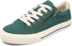 Taos Z Soul Womens Sneaker - Stylish Platform Sneaker with Removable Footbed, Arch Support, Premium Cushioning, Lace-Up Adjustability, and Easy Access Zipper