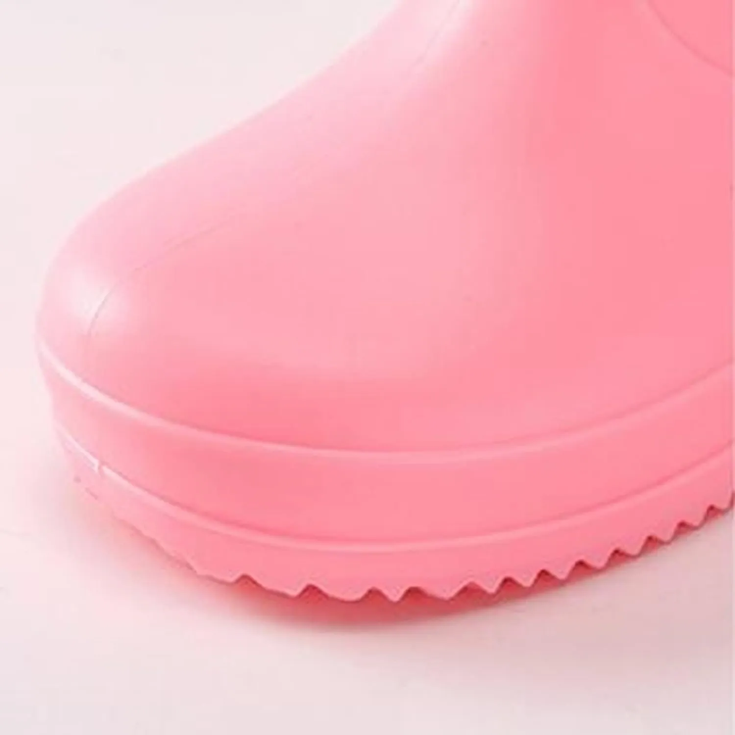 Toddler Girls Bunny Rainboots with Fleece Lined Infant Kids Lightweight Non Slip Waterproof Rubber Mud Boots Baby
