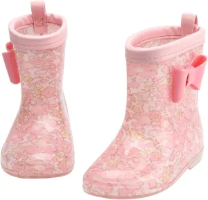 Toddler Kids Rain Boots Cartoon Star Boys Girls PVC Rain Boots Non Slip Outdoor Fashion Casual Shoes Fashion Kids Shoes