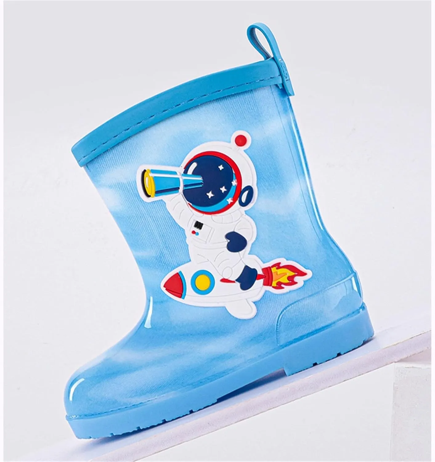 Toddler Rain Boots Kids Rain Boots Waterproo?? Rubber Boots For Girls Boys With Fun Patterns Big Boys Rain Boots Spac??