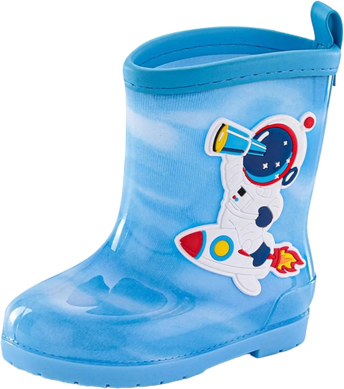 Toddler Rain Boots Kids Rain Boots Waterproo?? Rubber Boots For Girls Boys With Fun Patterns Big Boys Rain Boots Spac??