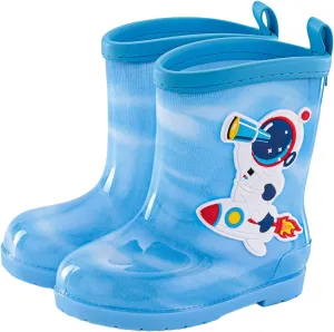 Toddler Rain Boots Kids Rain Boots Waterproo?? Rubber Boots For Girls Boys With Fun Patterns Big Boys Rain Boots Spac??