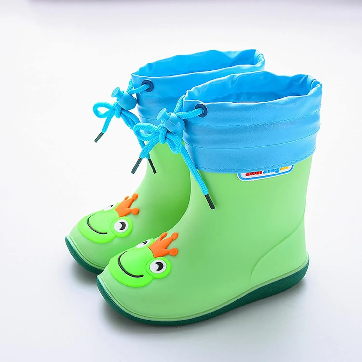 Toddler Rain Boots Waterproof Rainboots Outdoor Boys Girls Cute Water Shoes Non-Slip Rubber Mud Boots Lightweight
