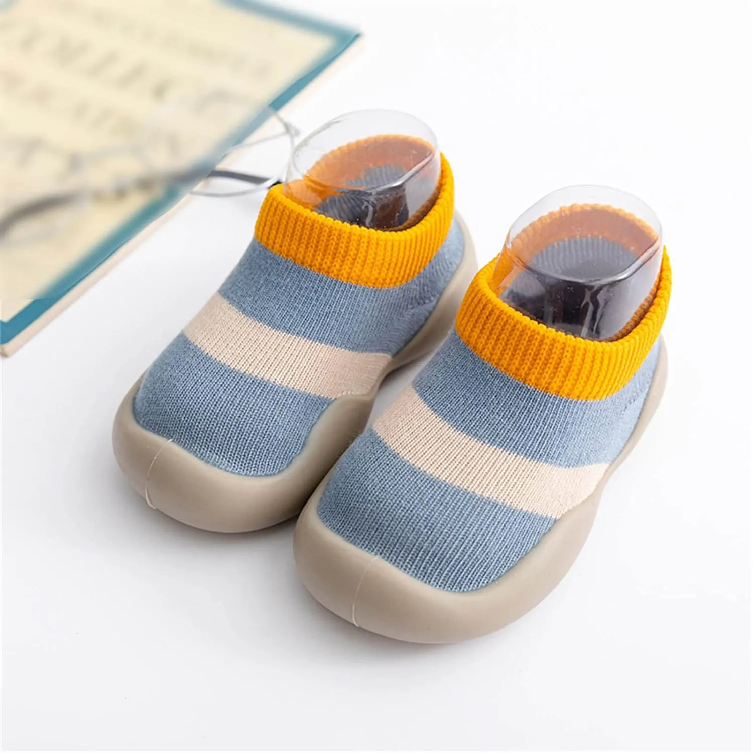 Toddler Sock Shoes,Infant Boys Girls Animal Cartoon Socks Shoes Fleece Warm Floor Socks Non Slip Sock Shoes B