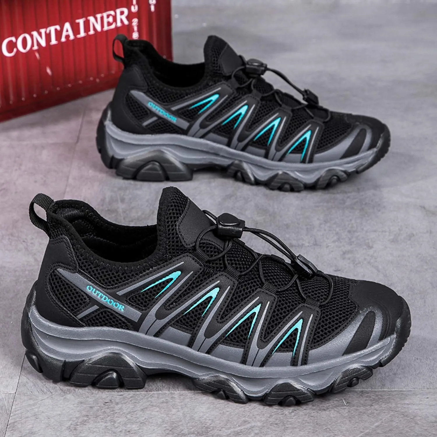 Unisex Mid Top Mountaineering Shoes Men's Shoes Women's Shoes Soft High Elastic Climbing Shoes Comfortable Durable Hiking Shoes