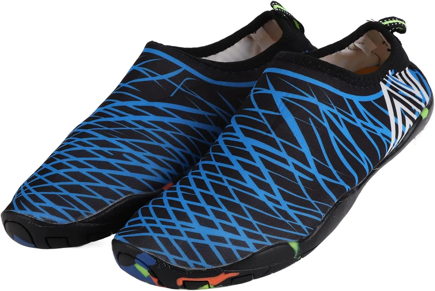 VINGVO Water Socks, Rubber Sole 1 Part Low Upper Water Shoes for Men