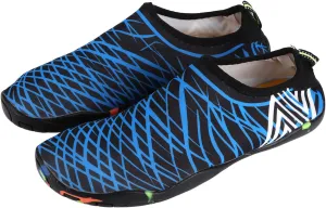 VINGVO Water Socks, Rubber Sole 1 Part Low Upper Water Shoes for Men